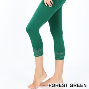 6 PACK!!  ZENANA SEAMLESS CAPRI LEGGINGS